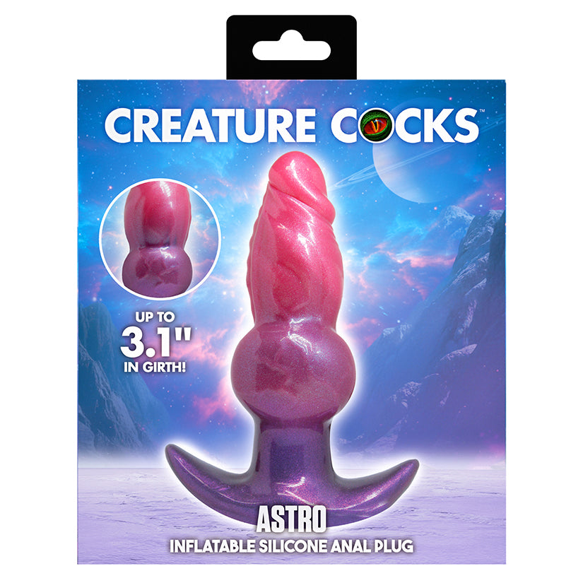 Creature Cocks Astro inflatable silicone anal plug