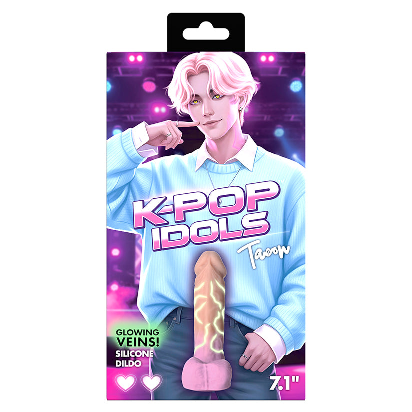 K-Pop Idols silicone dildo with balls number 2